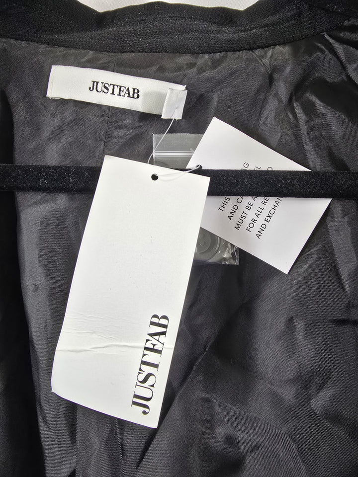 NWT JustFab Open Front Blazer Jacket Women&