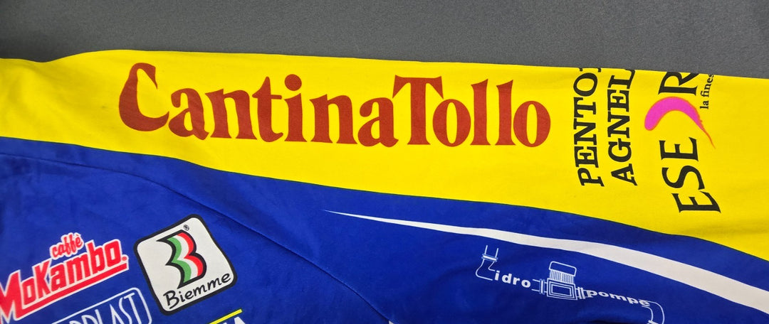 Biemme Cantina Tollo Alexia Alluminio Professional Cycling Jersey Mens 6 Blue