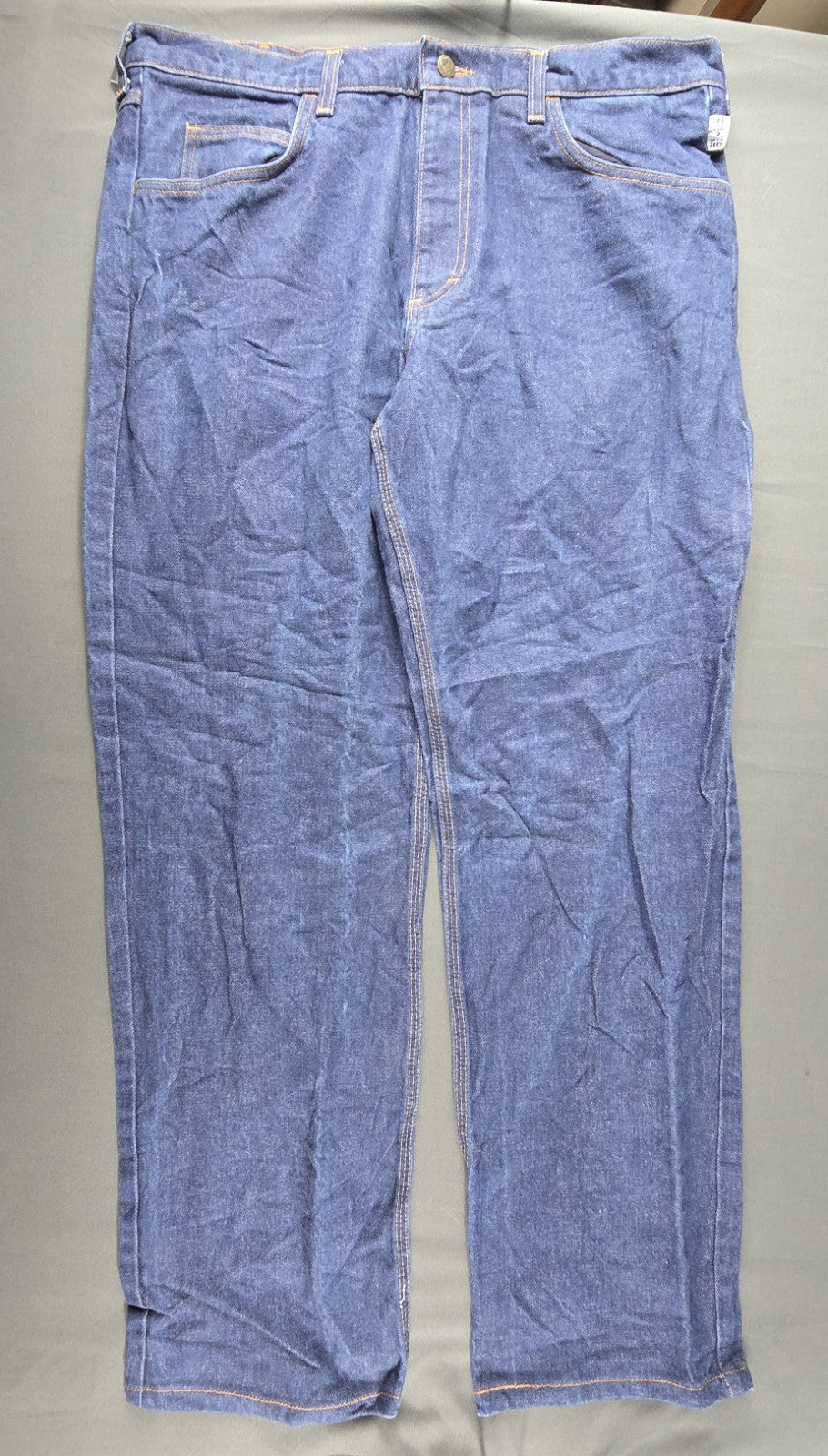 Tyndale FR Jeans Mens 38x34 Blue Med Wash Workwear Flame Resistant Made In USA