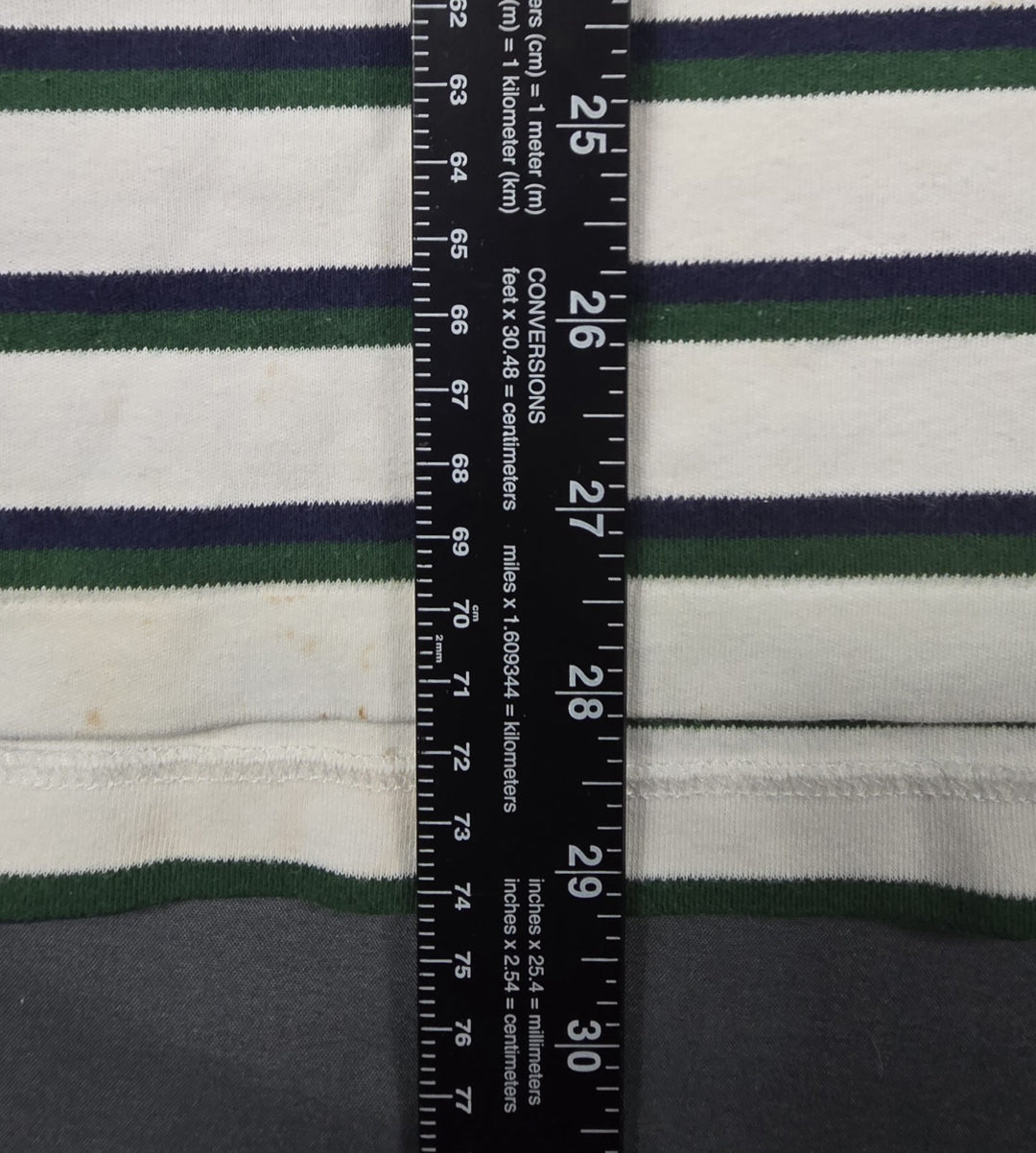 Polo Ralph Lauren Shirt Mens XL Multicolor Stripe Embroidered Logo Short Sleeve