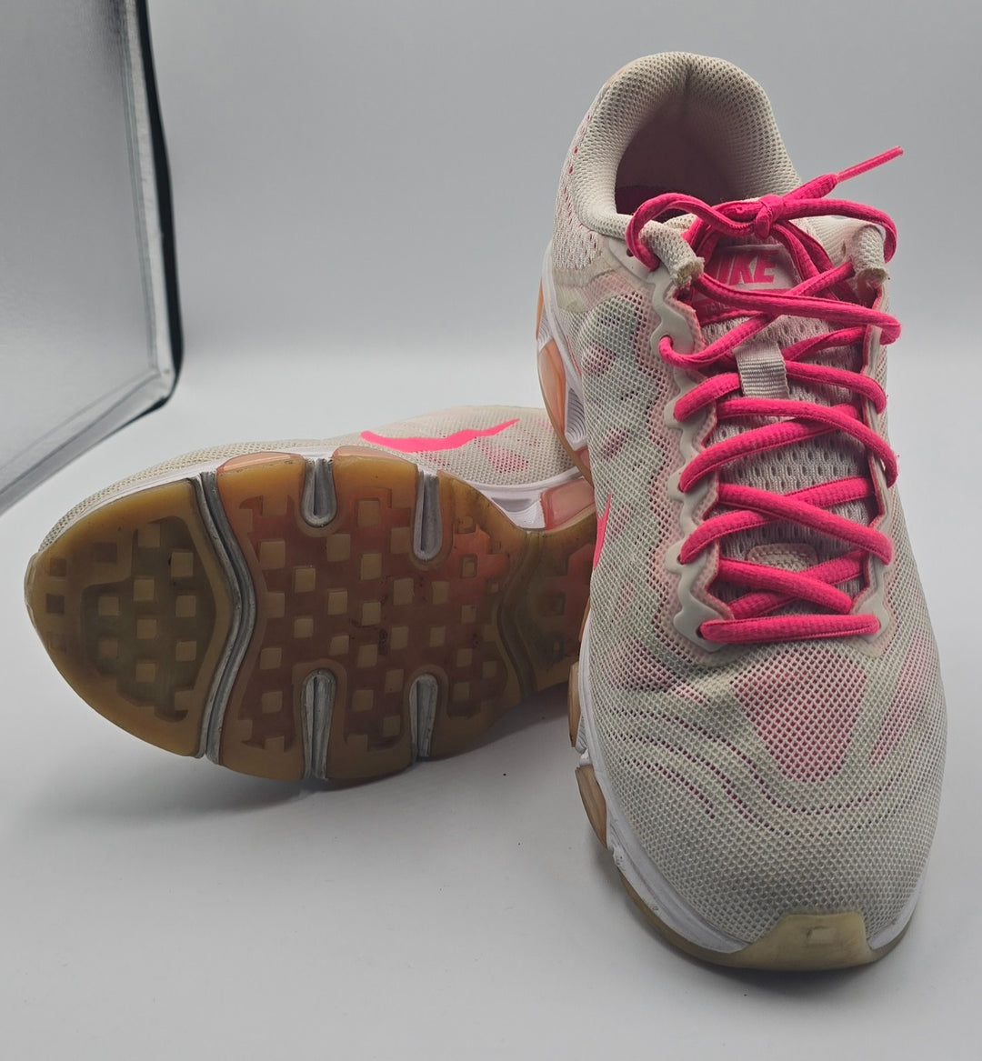 Nike Air Max Tailwind 7 683635-116 Women 9 Running Shoe White Hyper Pink Sneaker