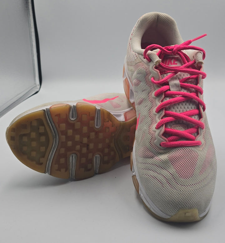 Nike Air Max Tailwind 7 683635-116 Women 9 Running Shoe White Hyper Pink Sneaker