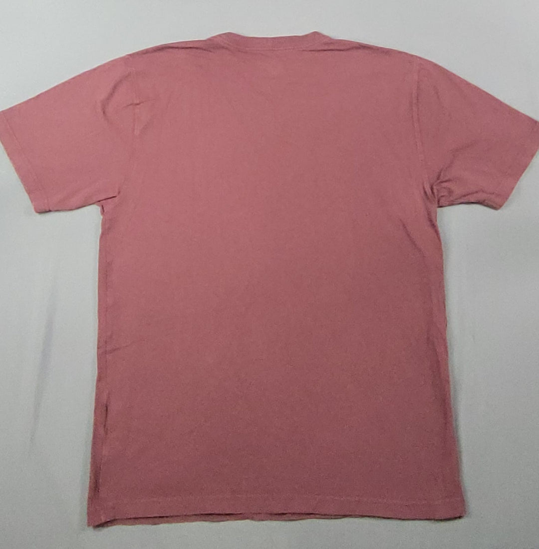Carhartt Shirt Men’s K87 Medium Burgundy Logo Loose Fit Short Sleeve Pocket