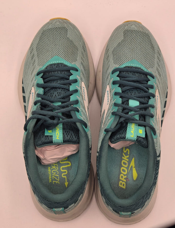 Brooks Launch 6 1202851B365 Womens US 7.5 B Running Shoes Latigo Pacific Sneaker