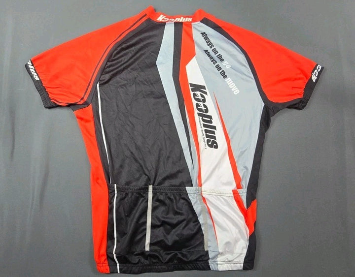 Kooplus Cycling Jersey Mens 2XL Multicolor Graphic Lined Raglan Sleeve Full Zip
