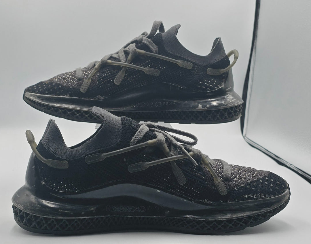 Adidas 4D Fusio H04512 Mens 9 Running Shoes Core Black Carbon Athletic Sneakers