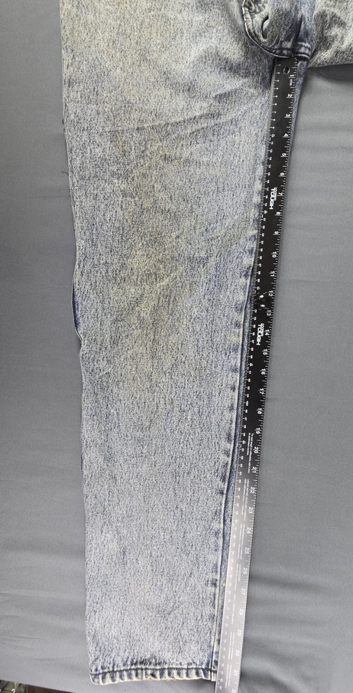 Paco Premium Jeans Mens 34x32 Blue Denim Light Wash Relaxed Straight Fit Leg