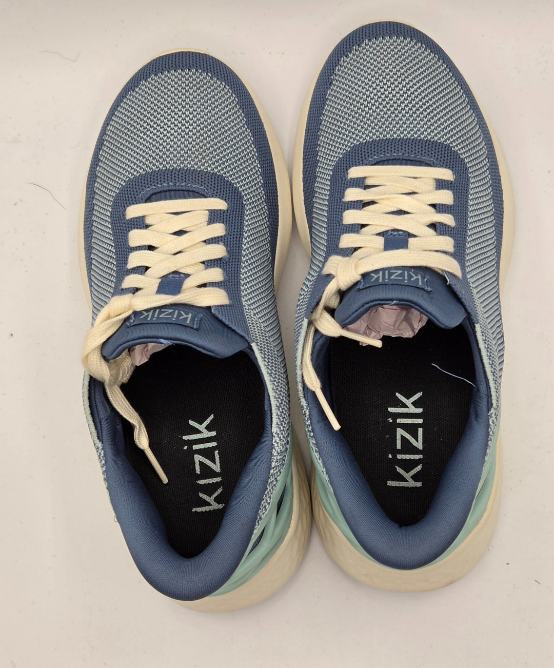 Kizik Athens DATHBB06 Unisex 7-8.5 Running Shoes Blue Mist Athletic Sneakers