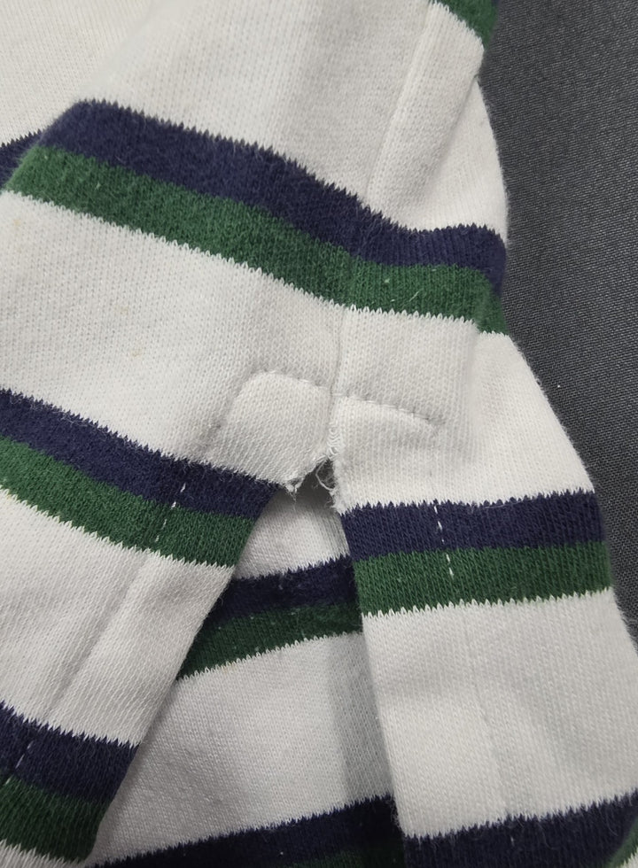 Polo Ralph Lauren Shirt Mens XL Multicolor Stripe Embroidered Logo Short Sleeve