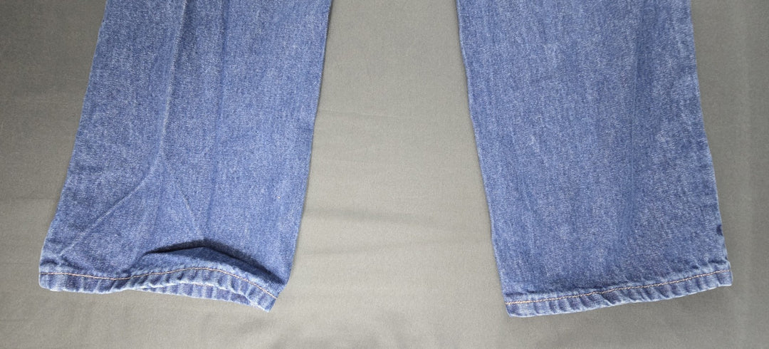 Carhartt FR Jeans Womens 2x32 Blue Medium Wash Regular Fit Straight Leg Workwear