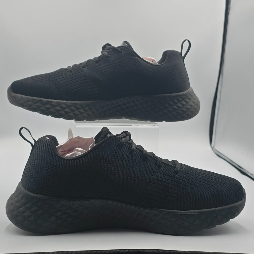 Skechers Lite Foam 16898-BBk Mens 8.5 US Trainers Shoes Black Textile Sneaker