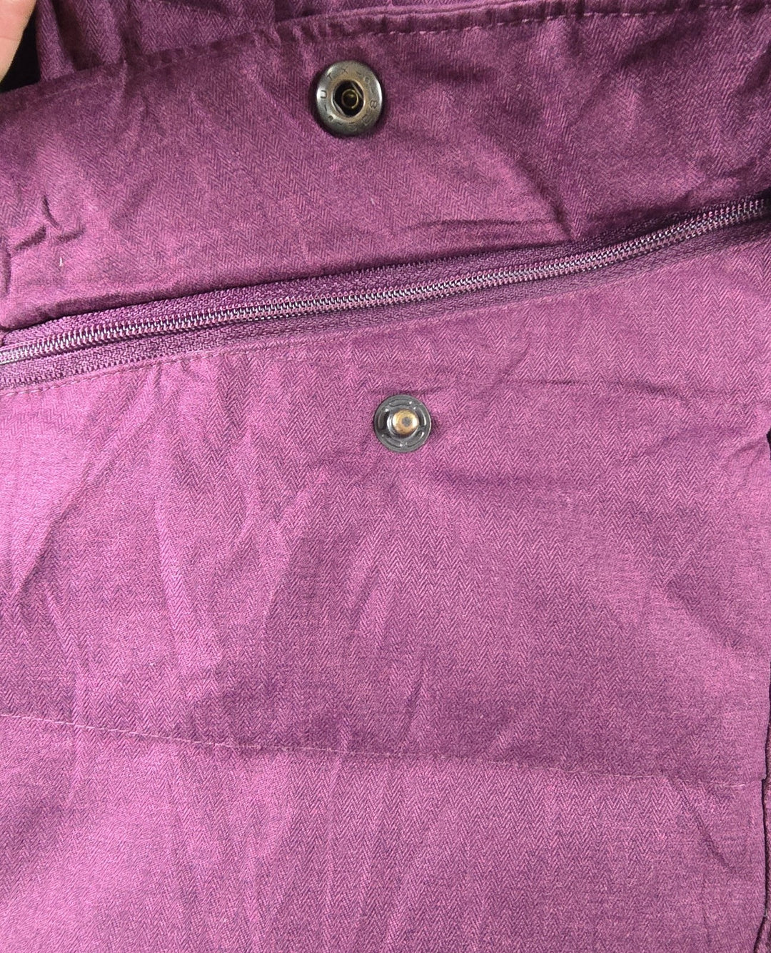 Columbia Jacket Womens Small Purple Full Zip Hooded Logo Parka Puffer Coat