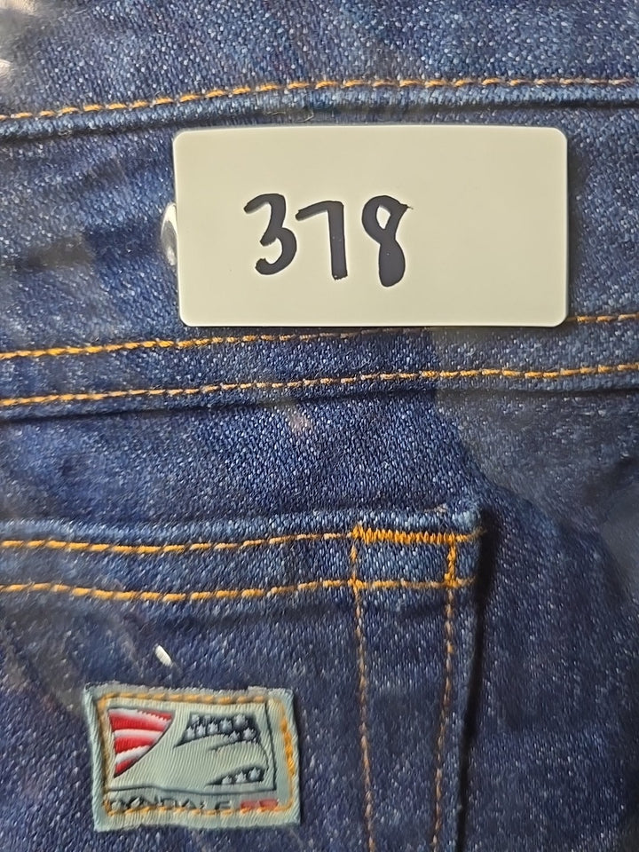 Tyndale FR Jeans Mens 38x34 Blue Med Wash Workwear Flame Resistant Made In USA