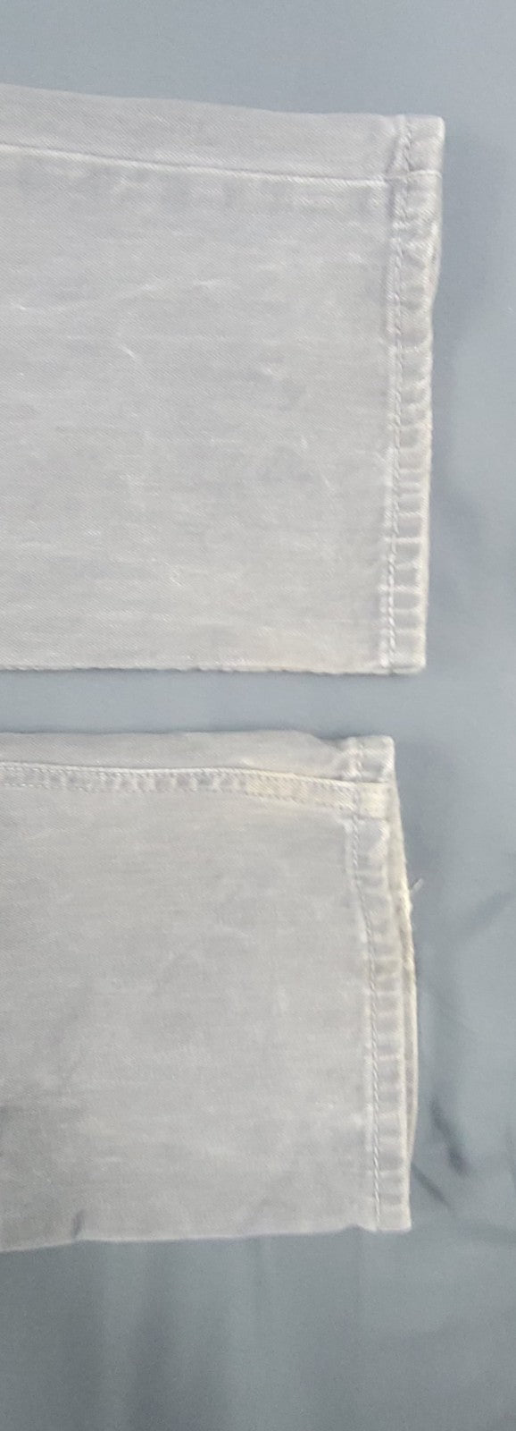Levis 514 Jeans Mens 32x34 Gray Light Wash Straight Leg Slim Fit Washed Out