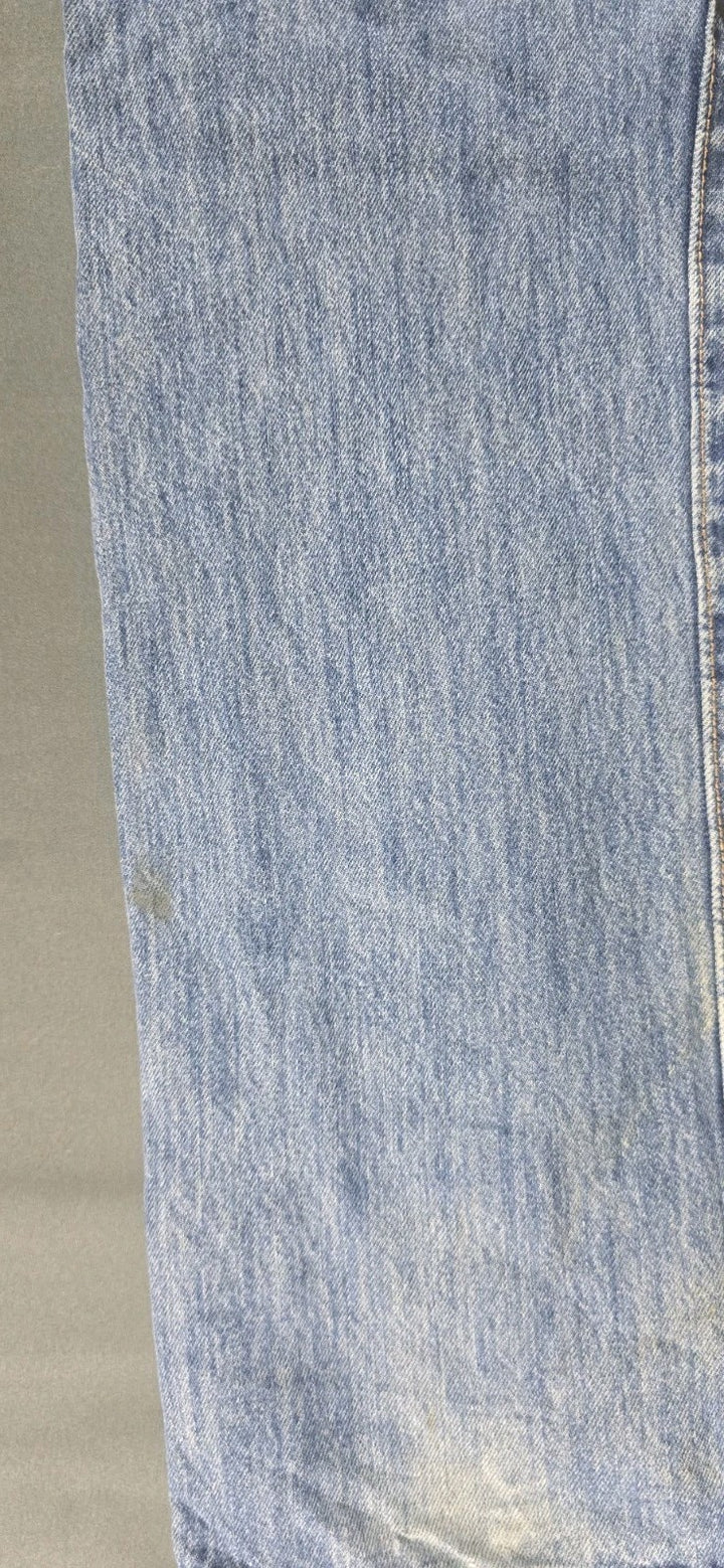 Levis 501 Jeans Mens 36X29 Blue Medium Wash Straight Leg Fit Button Fly Modern