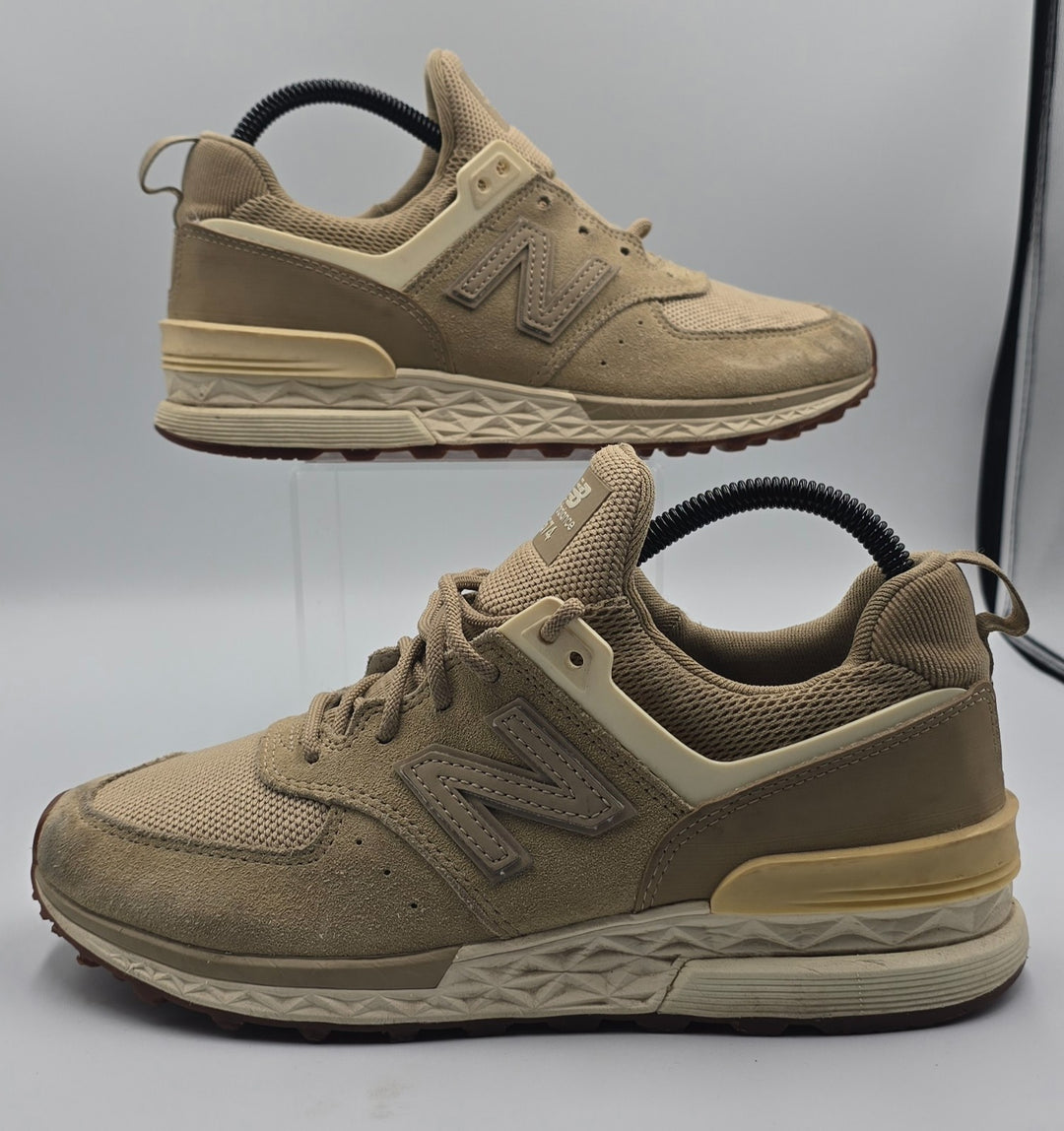 New Balance 574 Sport WS574SFI Womens 7.5 B Athletic Shoes Incense Suede Sneaker