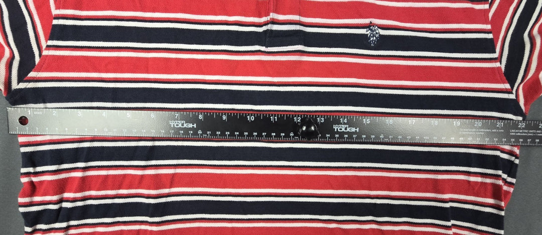 VTG U.S. Polo Assn. Polo Mens XL Multicolor Pullover Callared Short Sleeve