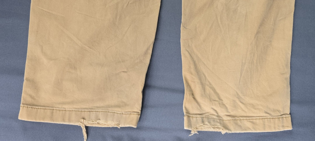 Carhartt Jeans Mens 40x32 Beige Tan Double Knee Straight Leg Relaxe Fit Workwear