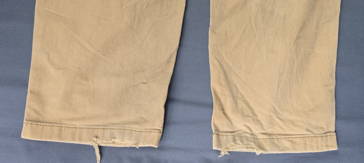 Carhartt Jeans Mens 40x32 Beige Tan Double Knee Straight Leg Relaxe Fit Workwear