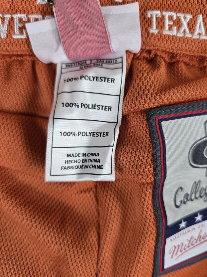 Mitchell &amp; Ness Texas Longhorns Basketball Shorts Men&
