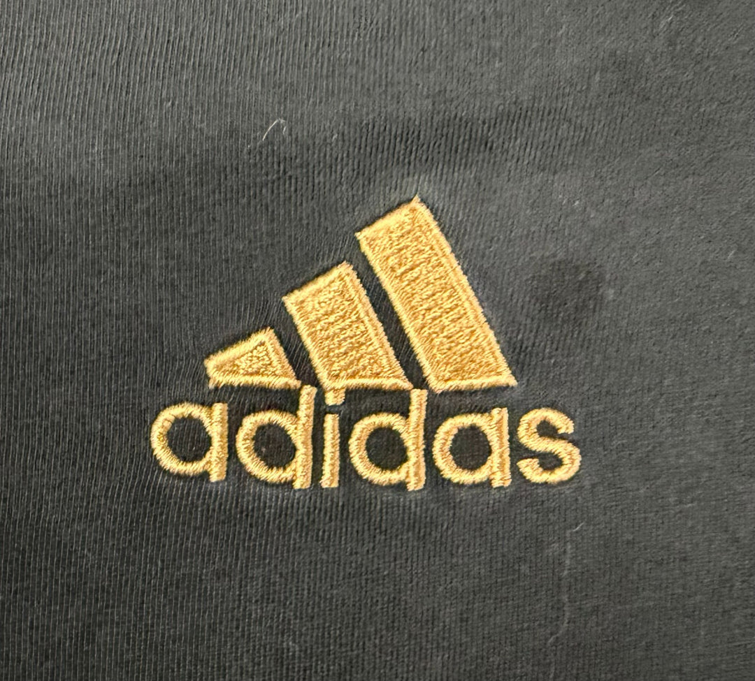 Adidas Germany DFB Soccer T-Shirt Mens Black DNA 3-Stripes Athletic Wear - XL