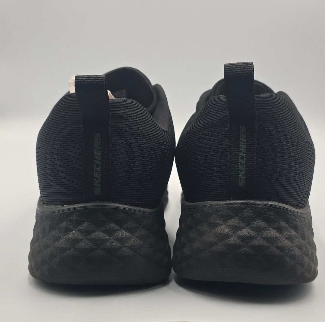 Skechers Lite Foam 16898-BBk Mens 8.5 US Trainers Shoes Black Textile Sneaker