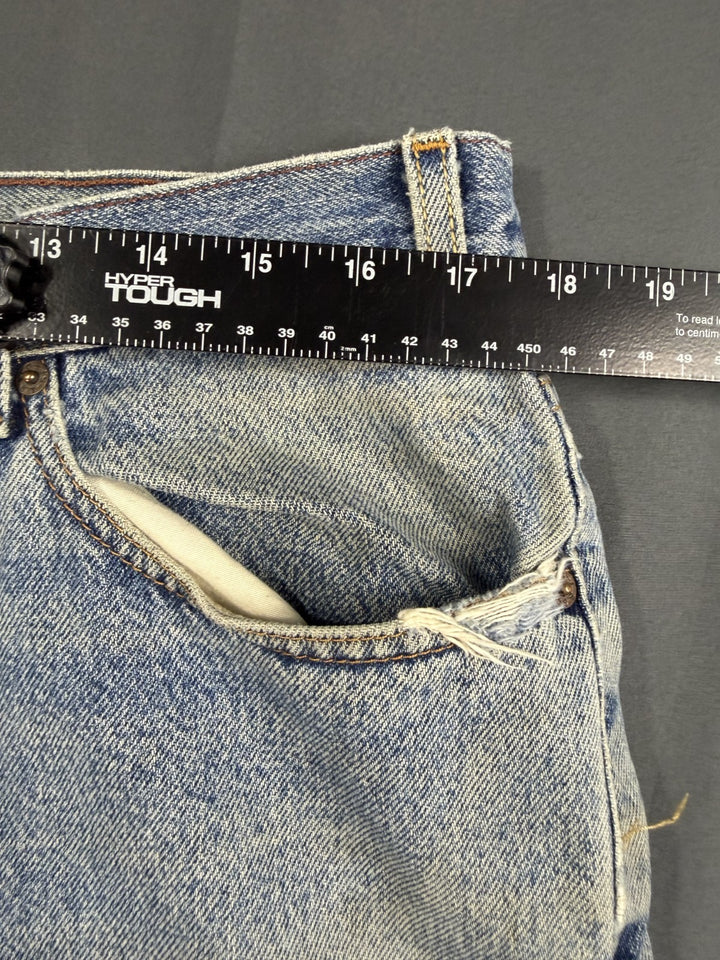 Signature by Levi Strauss &amp; Co Jeans Mens 38x34 Blue Denim Regular Fit Straight