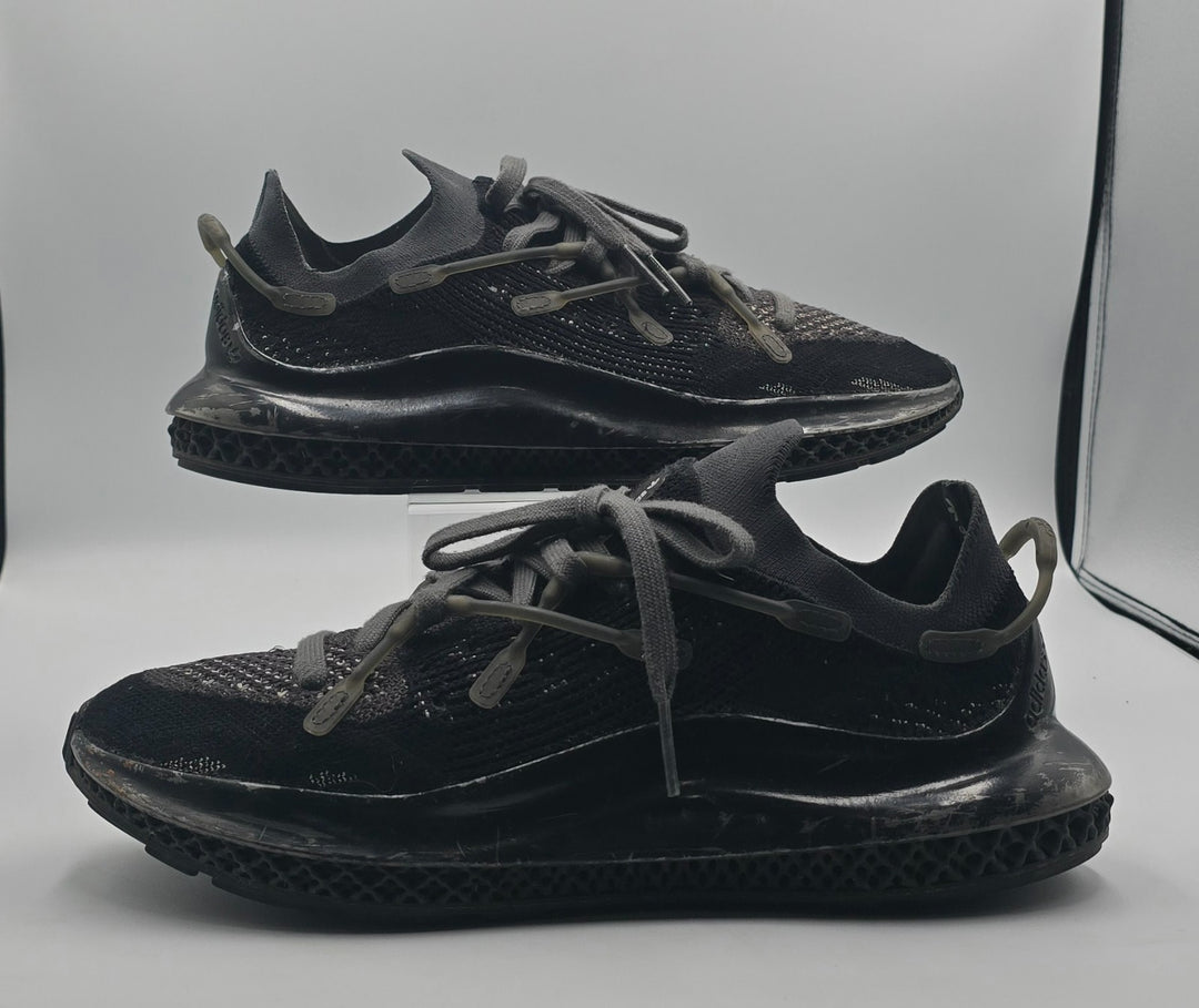 Adidas 4D Fusio H04512 Mens 9 Running Shoes Core Black Carbon Athletic Sneakers