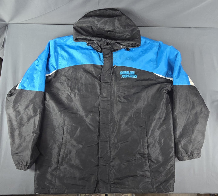 G-III Carolina Panthers NFL Hooded Heavyweight Parka Jacket Men&