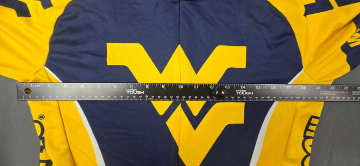 Adrenaline Promotions NCAA West Virginia Mountaineers Cycling Jersey Mens M Blue