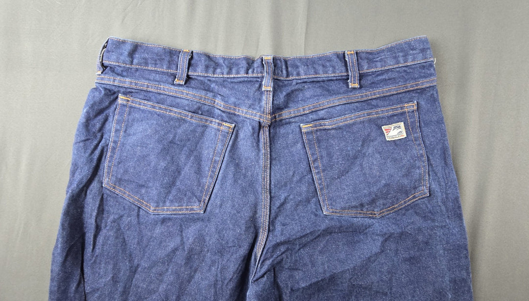 Tyndale FR Jeans Mens 38x34 Blue Med Wash Workwear Flame Resistant Made In USA