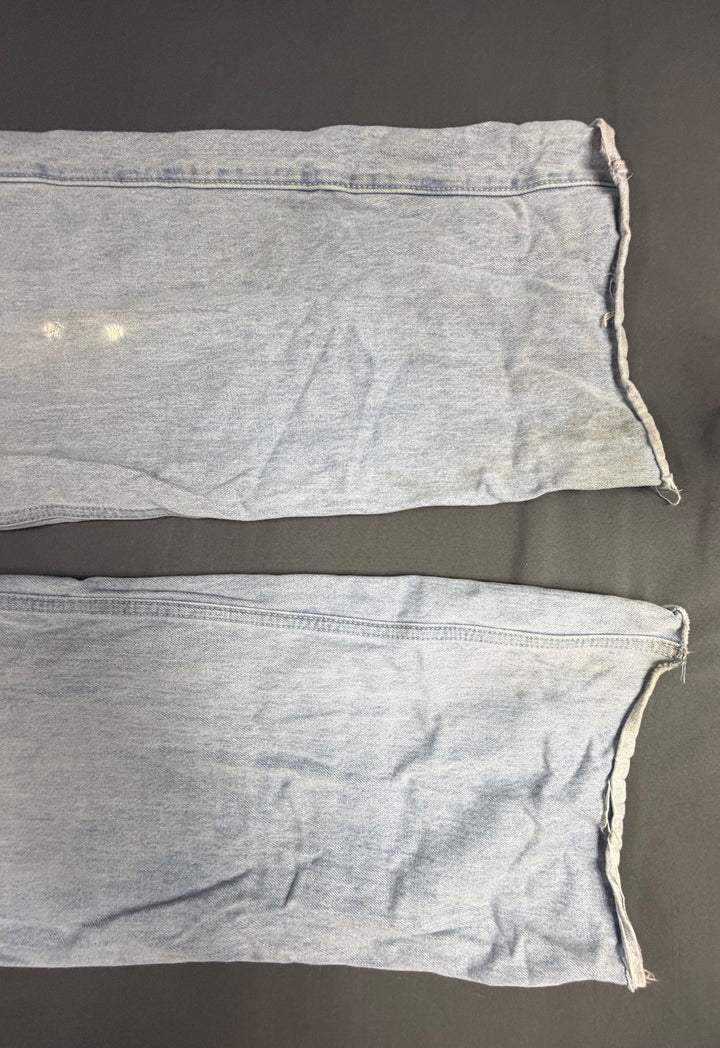 Hollister Baggy Jeans Women 6 Blue Denim Low Rise Medium Wash Button Fly Classic