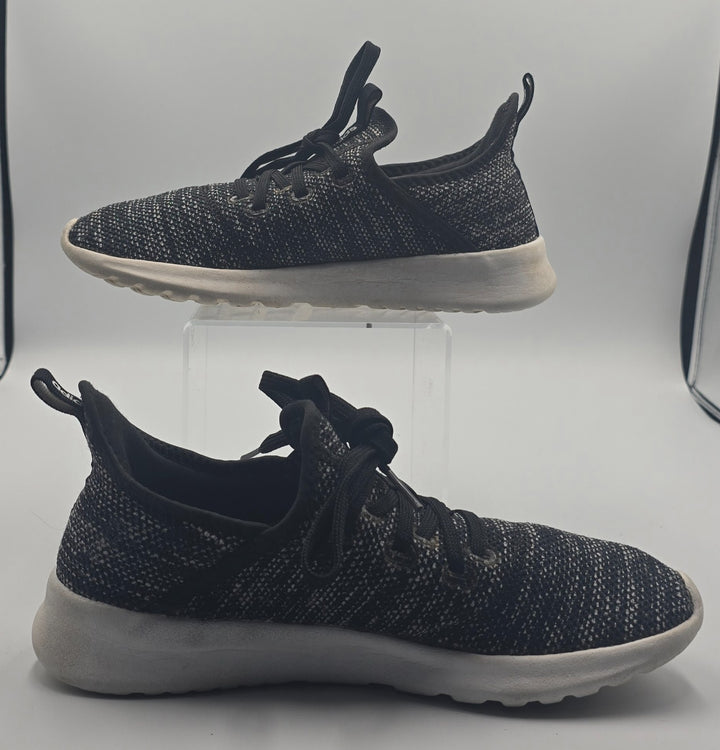 Adidas Cloudfoam Pure DB0694 Womens US 6 Running Shoes Black White Sneakers