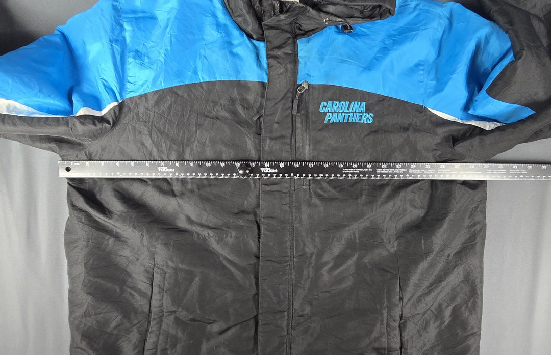 G-III Carolina Panthers NFL Hooded Heavyweight Parka Jacket Men&