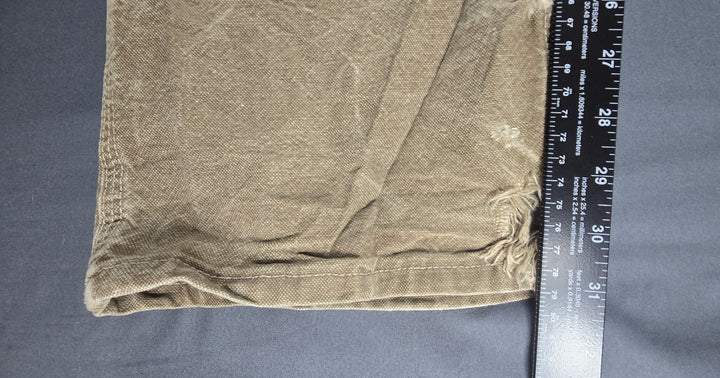 Carhartt FR Jeans Mens 36x32 Beige Original Fit Straight Leg Carpenter Workwear