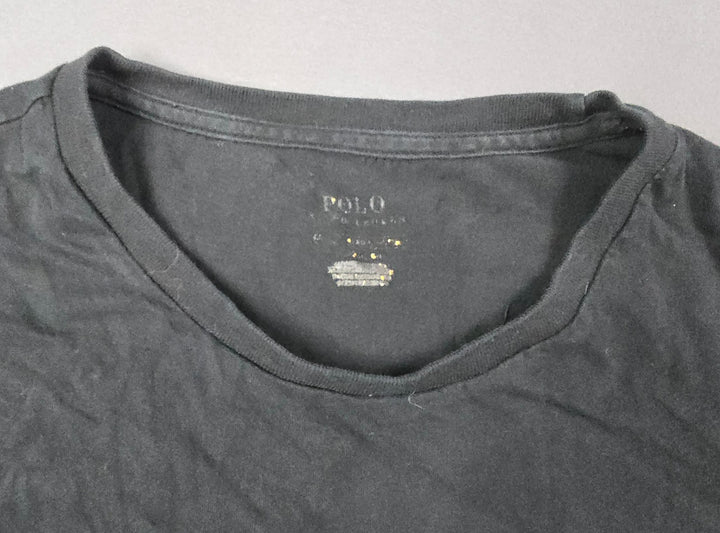 Polo Ralph Lauren TShirt Mens L Black Cotton Pony Logo Everyday Comfort Crewneck