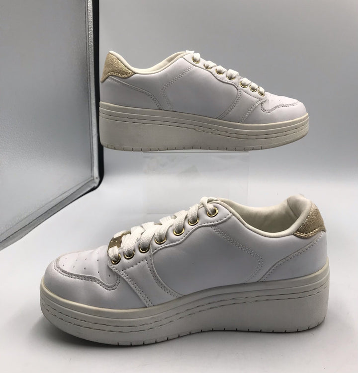 G By Guess Los Angeles Rigster GGRIGSTERS Women 6 M Platform Shoes White Sneaker