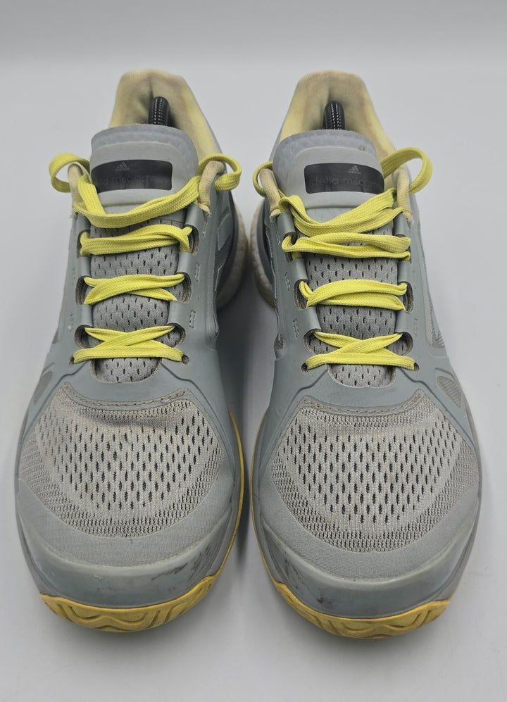 Adidas Stella McCartney Barricade Boost Womens 8.5 Halo Blue Yellow Tennis Shoes