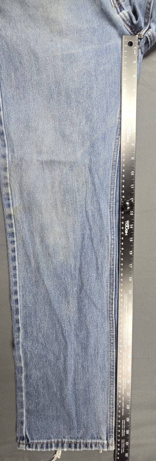 Levis 505 Jeans Mens 34x34 Light Wash Regular Fit Straight Leg Modern