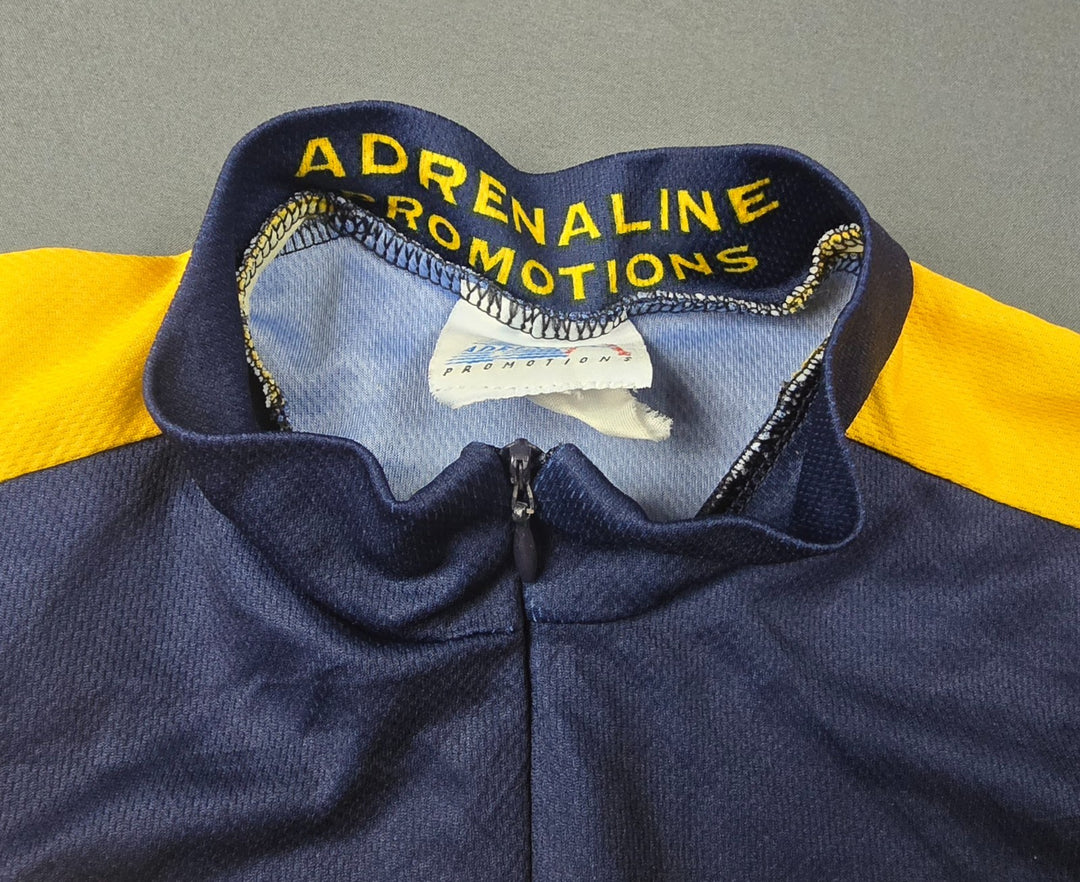 Adrenaline Promotions NCAA West Virginia Mountaineers Cycling Jersey Mens M Blue