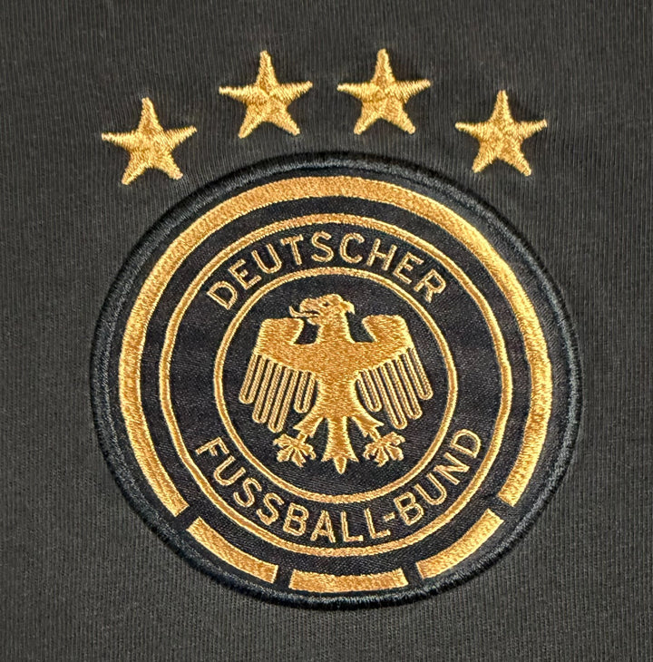 Adidas Germany DFB Soccer T-Shirt Mens Black DNA 3-Stripes Athletic Wear - XL