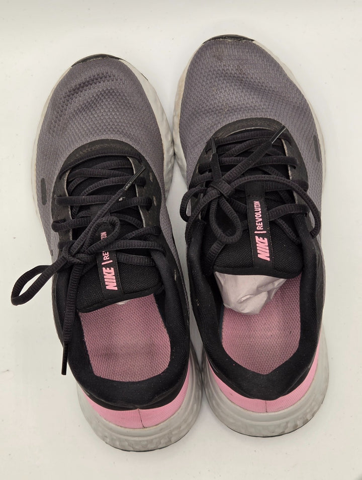 Nike Revolution 5 BQ3207-004 Womens 8.5 Running Shoes Black Psychic Pink Sneaker