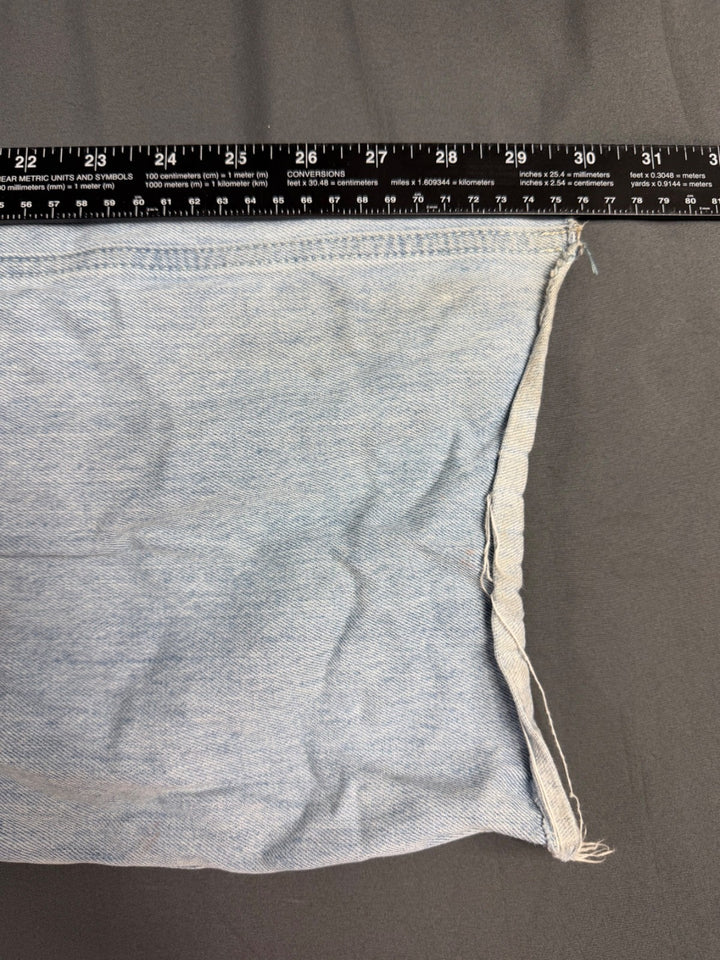 Hollister Baggy Jeans Women 6 Blue Denim Low Rise Medium Wash Button Fly Classic
