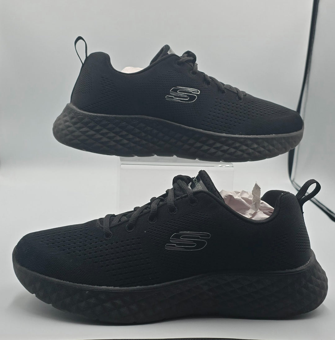 Skechers Lite Foam 16898-BBk Mens 8.5 US Trainers Shoes Black Textile Sneaker