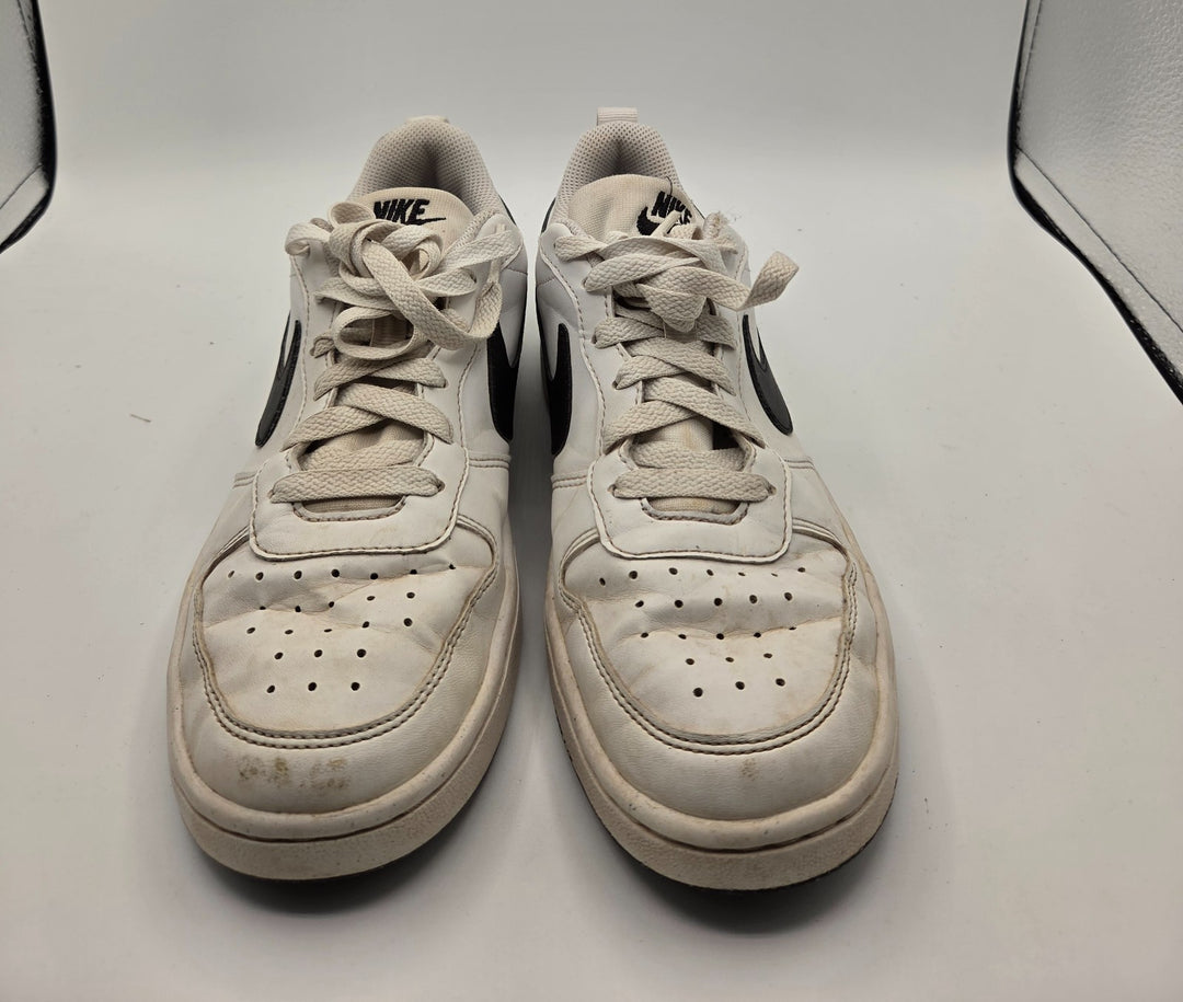 Nike Court Borough Low Recraft DV5456-104 Youth 5 Shoes White Black Sneakers