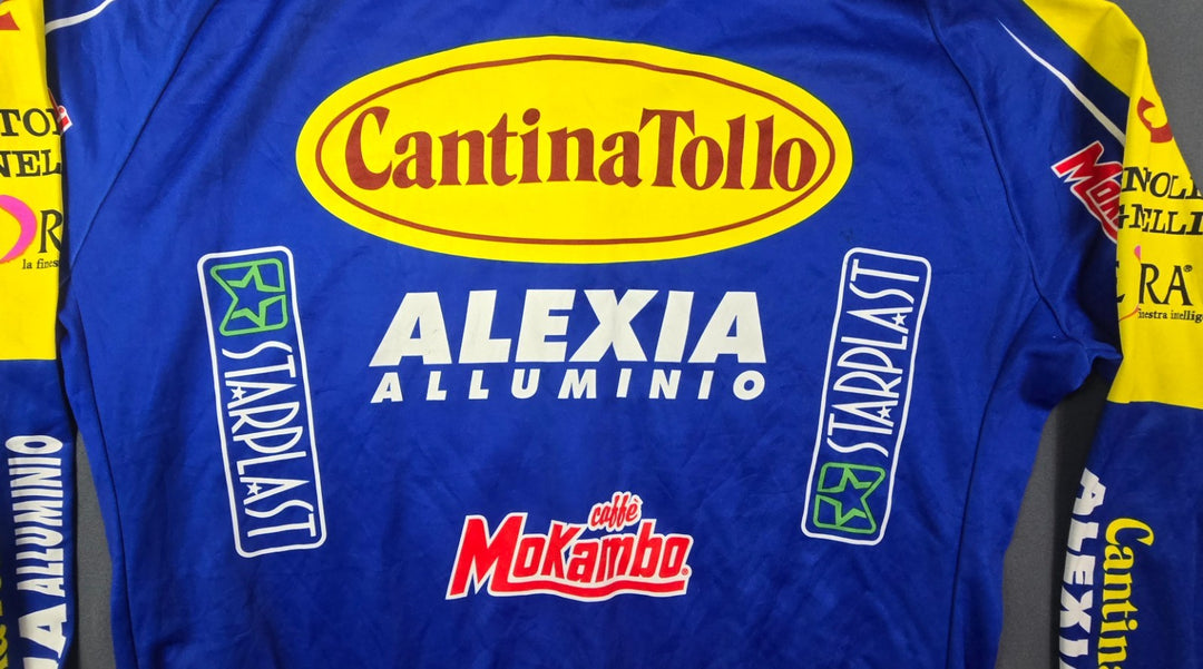 Biemme Cantina Tollo Alexia Alluminio Professional Cycling Jersey Mens 6 Blue