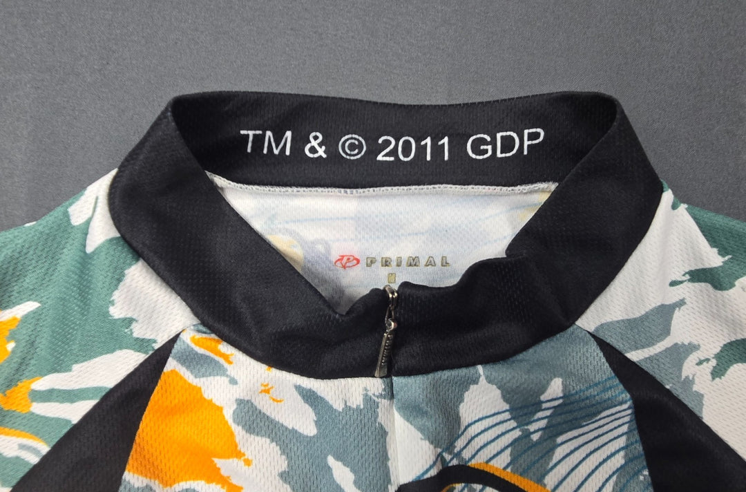 Primal Cycling Jersey Mens Medium Multicolor TM &amp; C 2011 GDP Racing Full Zip