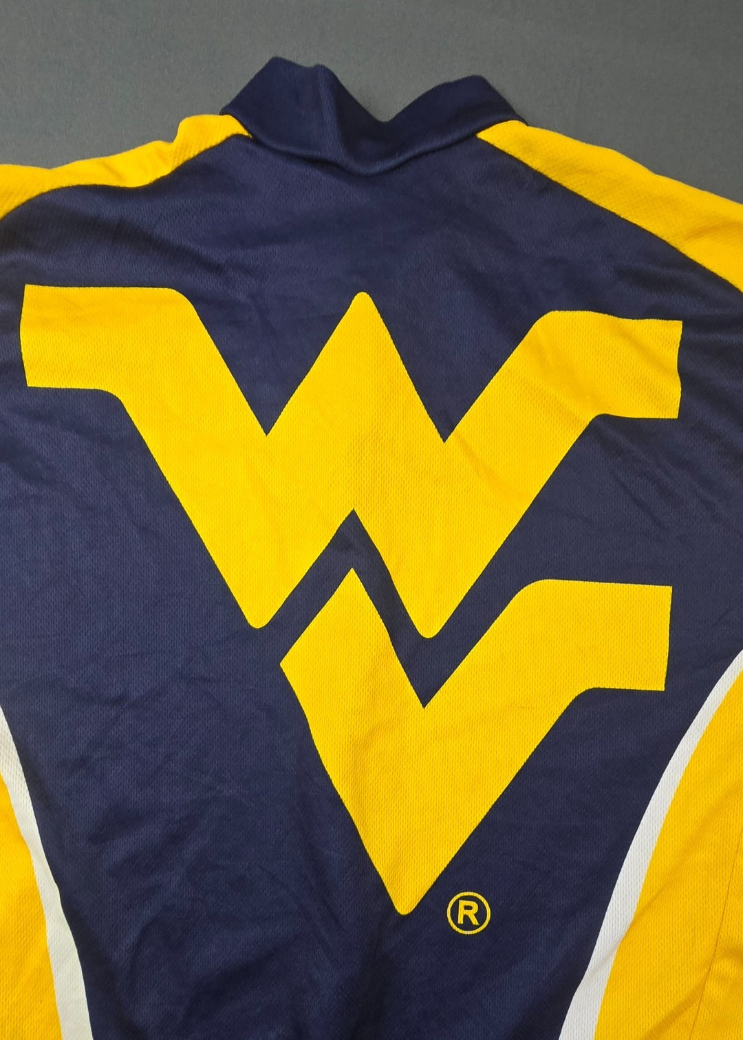 Adrenaline Promotions NCAA West Virginia Mountaineers Cycling Jersey Mens M Blue