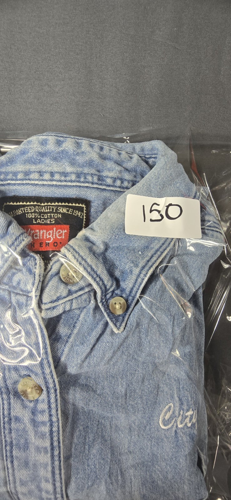 Wrangler Hero City Coach Denim Shirt Men&