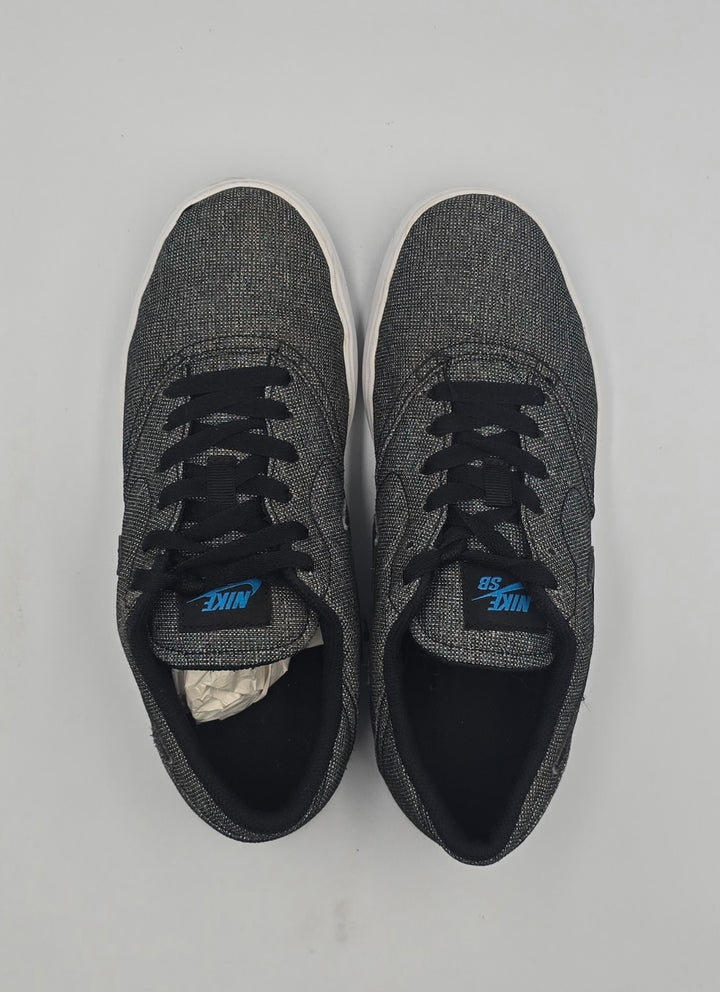 Nike Check Canvas SB 905373-008 Youth 7 Shoes Black Swoosh Lace Up Sneakers